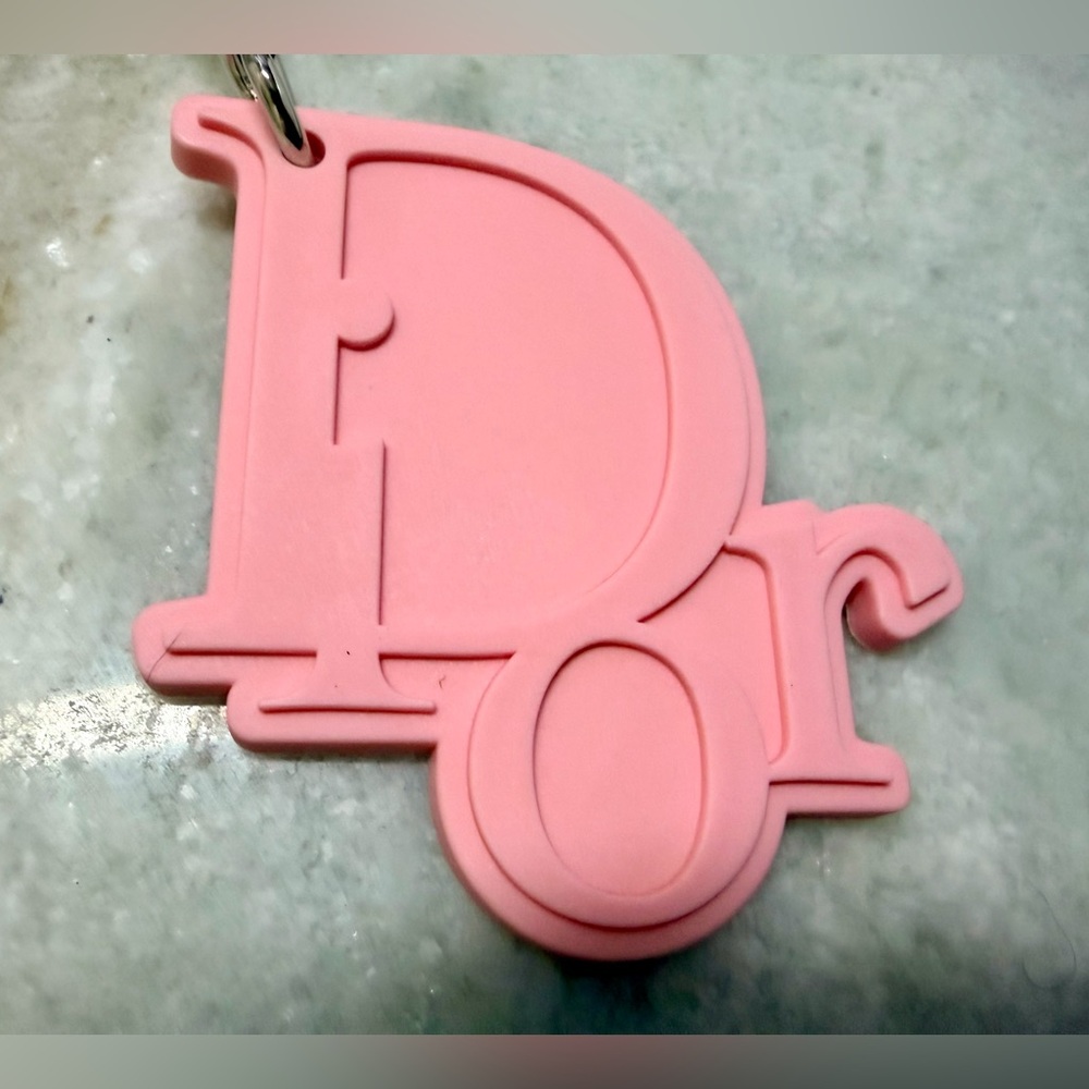 Pink/Silver Dior Addict Rosy Glow Scented “Gum” Keychain New in Bag. SEALED - Picture 8 of 16